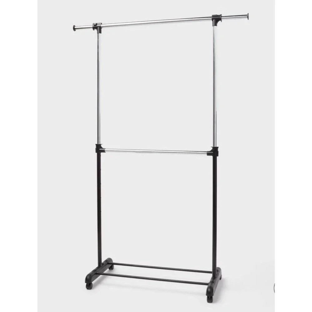 Adjustable Double Rod Garment Rack - Brightroom™